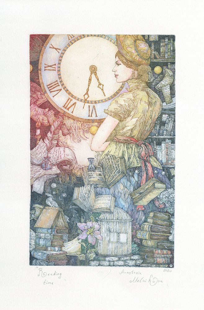 Reading time. II -  Art of Anastasia Melnikova